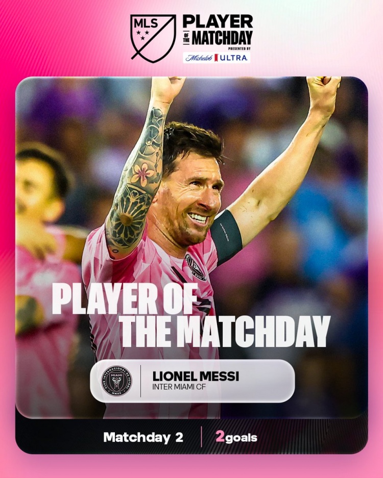 九游正版-马卡：梅西13次获得MLS本轮最佳，距追平纪录保持者多诺万仅差6次